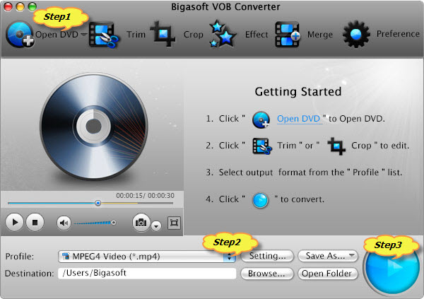 Convert DVD to DV for import to FCP/FCE