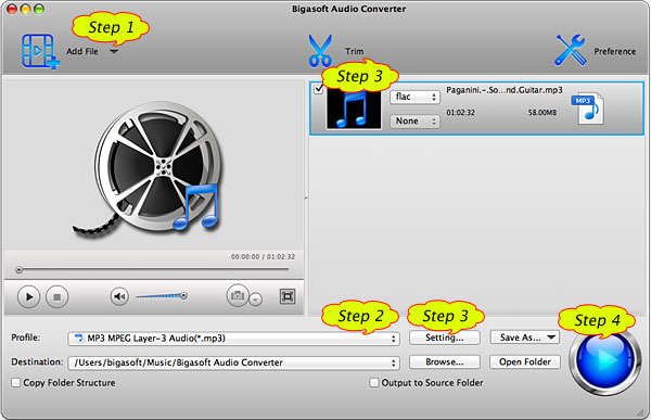 easiest way to convert flac to mp3