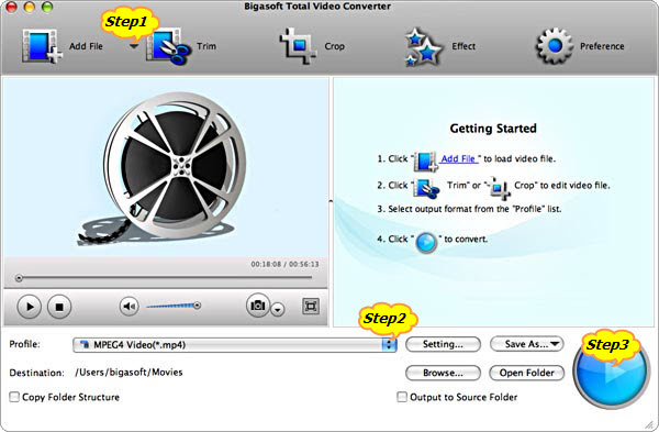 Detailed guide on how to convert MPEG-2 to iDVD supported format