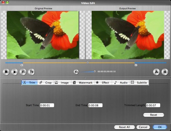 how to trim in imovie mac