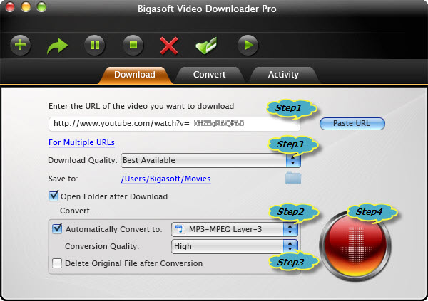 mp2 youtube download