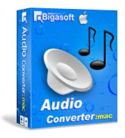 Bigasoft Audio Converter for Mac Software Box