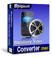 Bigasoft BlackBerry Video Converter for Mac Software Box