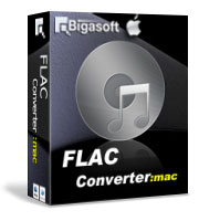 Bigasoft FLAC Converter for Mac Software Box