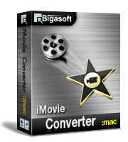 Bigasoft iMovie Converter for Mac Software Box