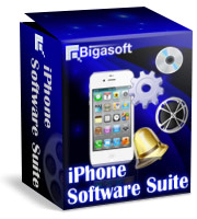 Bigasoft iPhone Software Suite Software Box