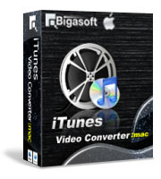 Bigasoft iTunes Video Converter for Mac Software Box
