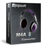Professional M4A file converter for M4A audio files - Bigasoft M4A Converter