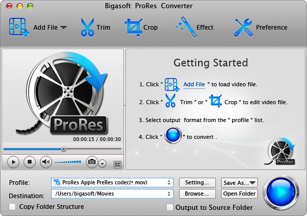convert to prores 422 mpeg streamclip