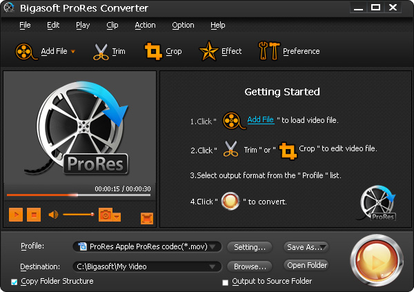 editready and converted it to prores 422