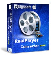 Bigasoft RealPlayer Converter for Mac Software Box