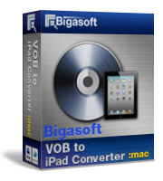 Bigasoft VOB to iPad Converter for Mac Software Box