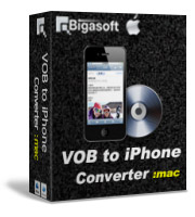 Bigasoft VOB to iPhone Converter for Mac Software Box