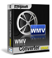 Bigasoft WMV Converter for Mac Software Box